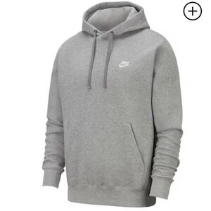 Nike Tech Light Heather Grey Fleece size M Pullover Athletic Wear Sweatshirt